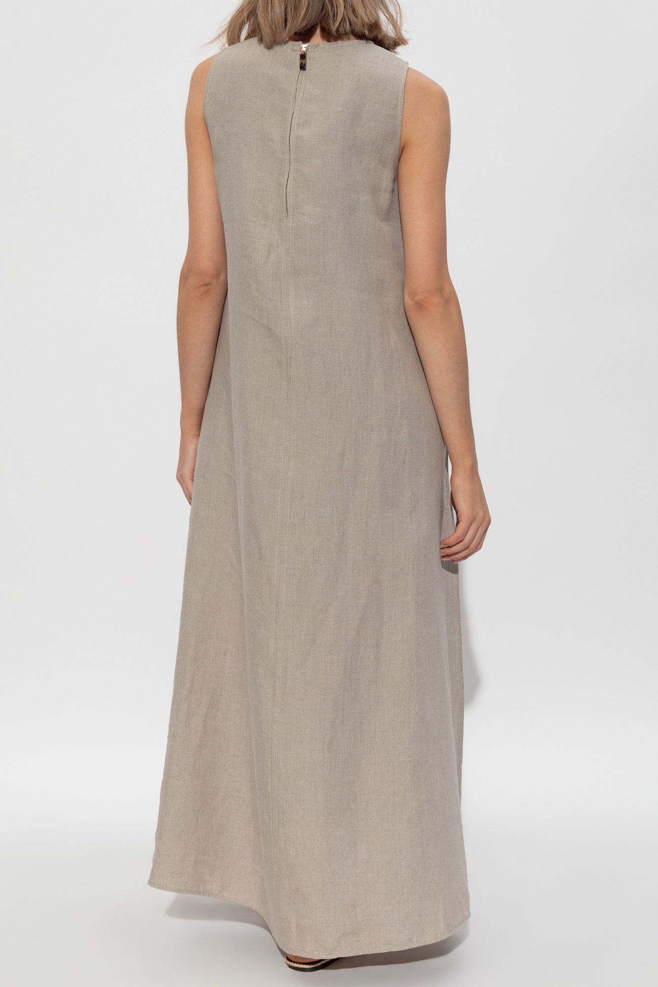 【関税込み】☆Max Mara☆Simeone ドレス 2511221112600 001 Max Mara - Simeone linen dress Beige - The Corner